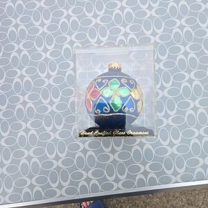 Hand Crafted Multicolor Glass Ornament